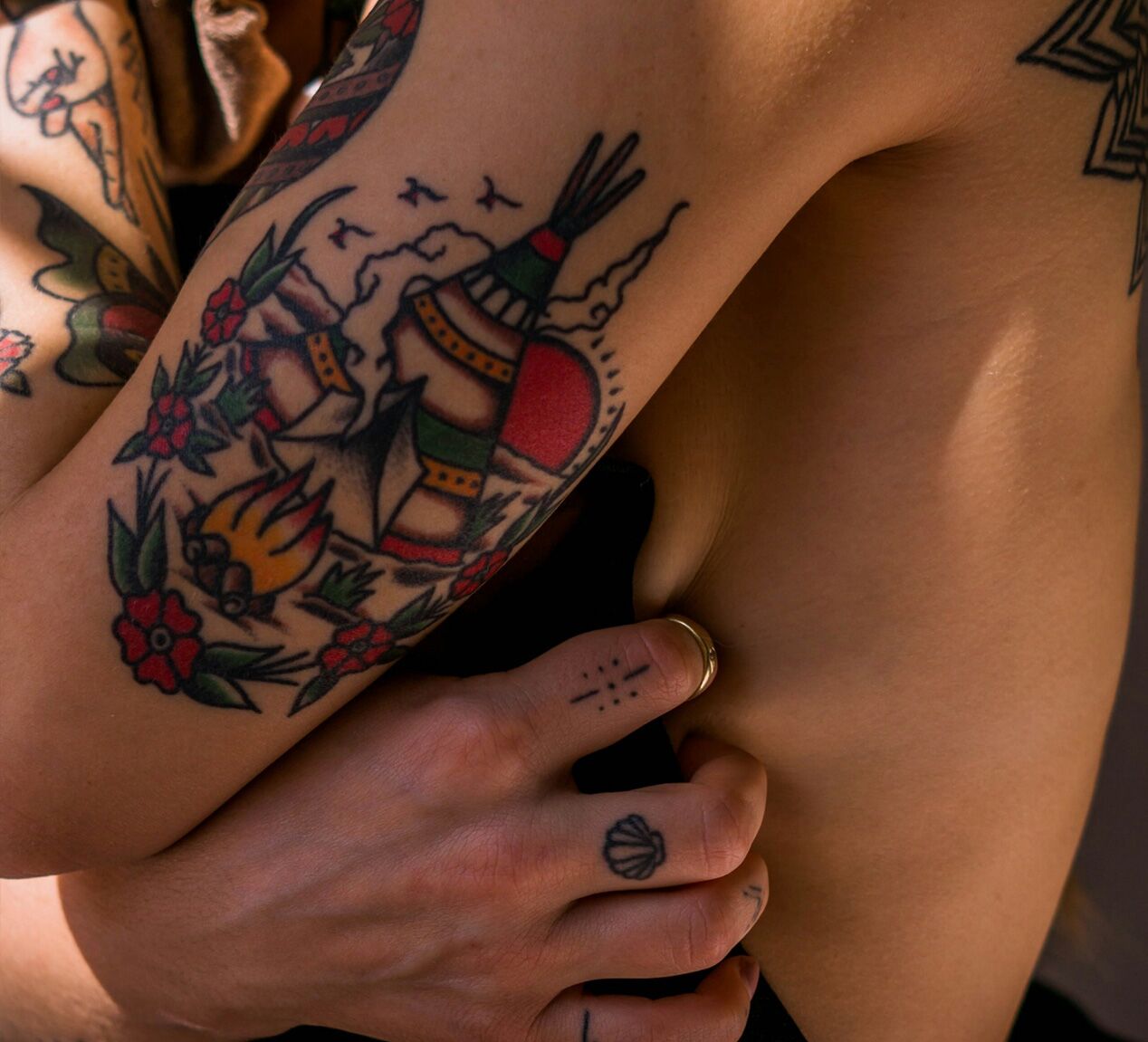 Tatuaggio stile giapponese con dragone